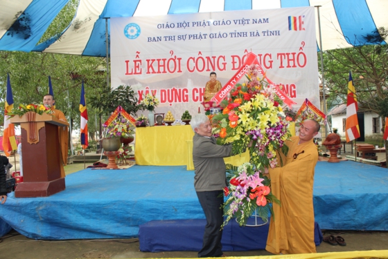 Hà Tĩnh: Lễ Động thổ xây dựng ngôi cổ tự Thanh Lương