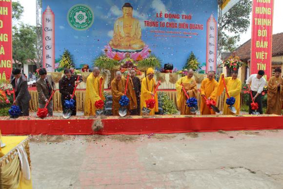Bắc Ninh: Động thổ trùng tu xây dựng chùa Diên Quang