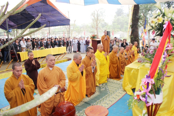 Hà Tĩnh: Lễ Động thổ xây dựng ngôi cổ tự Thanh Lương