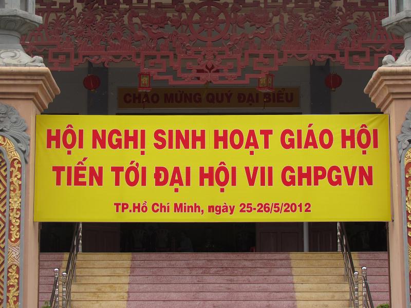 TP. HCM: Hội Nghị Sinh Hoạt Giáo Hội Tiến Tới Đại Hội VII GHPGVN (Ngày thứ nhất - 25/05/2012 - 05/04 ÂL)