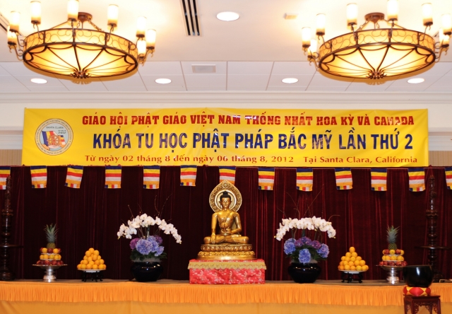 Khai mạc khóa tu học Phật Pháp Bắc Mỹ lần thứ hai tại Santa Clara, California