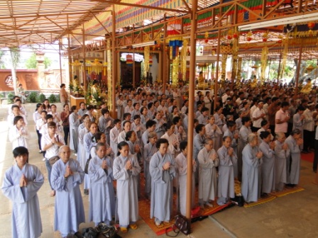 ĐakLak: Lễ thỉnh và tiếp dẫn hương linh về chùa Sắc Tứ Khải Đoan