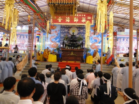 ĐakLak: Lễ thỉnh và tiếp dẫn hương linh về chùa Sắc Tứ Khải Đoan