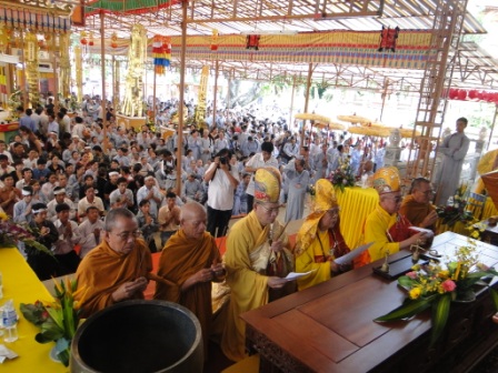 ĐakLak: Lễ thỉnh và tiếp dẫn hương linh về chùa Sắc Tứ Khải Đoan