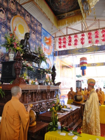 ĐakLak: Lễ thỉnh và tiếp dẫn hương linh về chùa Sắc Tứ Khải Đoan