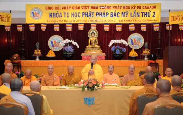 Khai mạc khóa tu học Phật Pháp Bắc Mỹ lần thứ hai tại Santa Clara, California