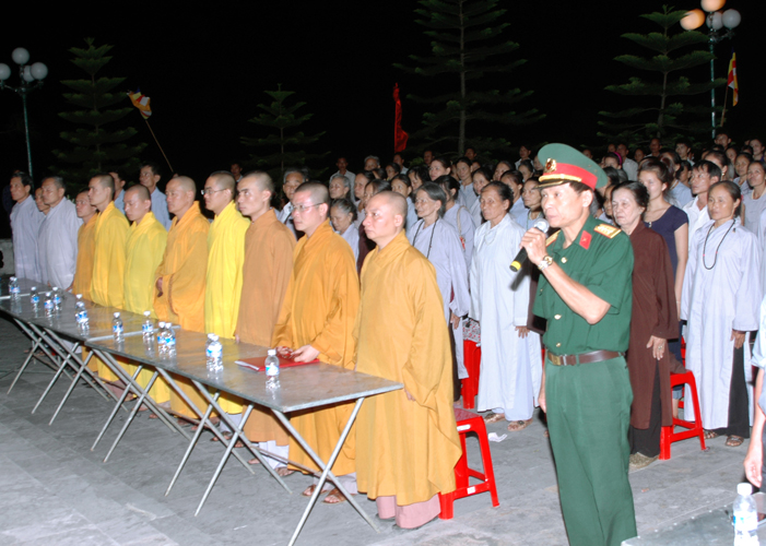 Những người con Phật miền Núi Hà Tĩnh tri ân tưởng niệm Anh Hùng Liệt Sĩ