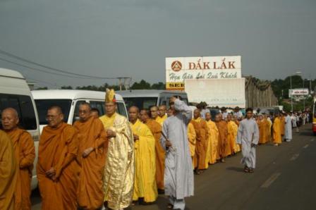 ĐakLak: Lễ thỉnh và tiếp dẫn hương linh về chùa Sắc Tứ Khải Đoan
