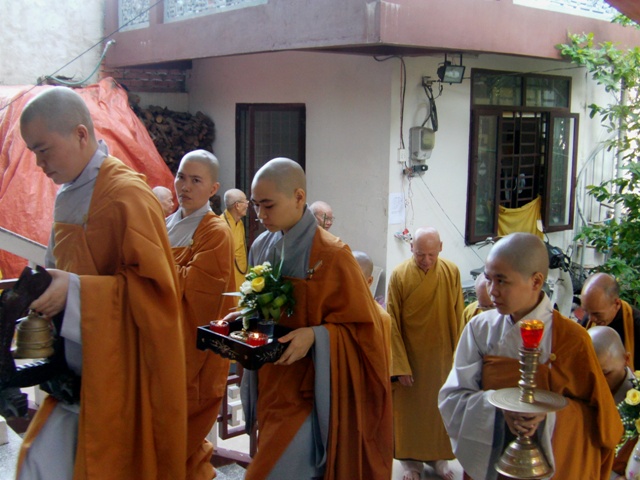 Khai Giảng Khóa An Cư Kiết Hạ Tại Chùa Hòa Bình Năm 2012