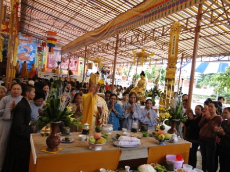 ĐakLak: Lễ thỉnh và tiếp dẫn hương linh về chùa Sắc Tứ Khải Đoan