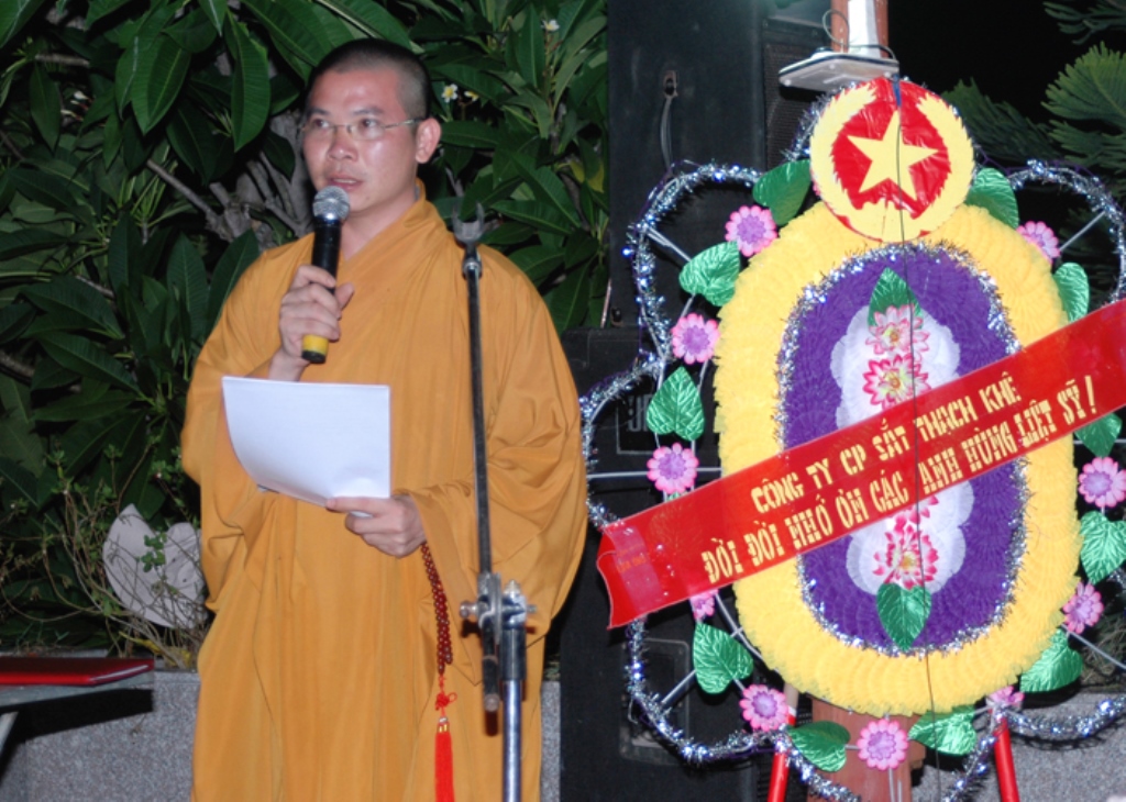 Những người con Phật miền Núi Hà Tĩnh tri ân tưởng niệm Anh Hùng Liệt Sĩ