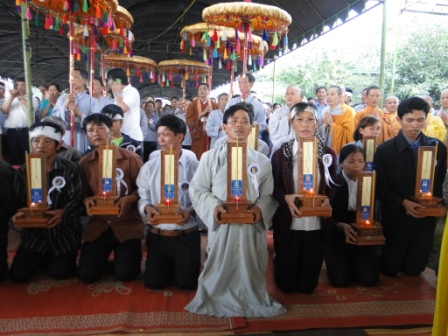 Phật Giáo Đak Lak Làm Lễ Khai Kinh Triệu Hồn Tại Cầu Sêrrepok