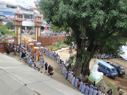 ĐakLak: Lễ thỉnh và tiếp dẫn hương linh về chùa Sắc Tứ Khải Đoan