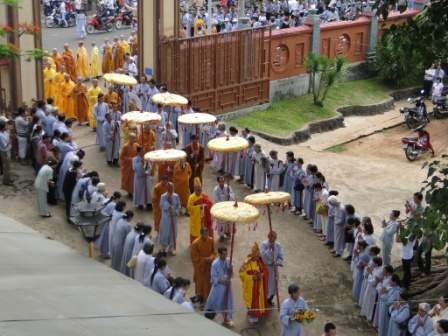 ĐakLak: Lễ thỉnh và tiếp dẫn hương linh về chùa Sắc Tứ Khải Đoan