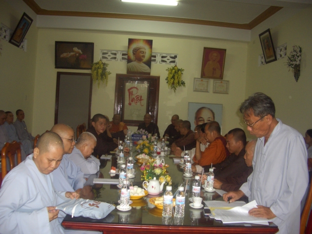 Cà Mau: Họp đúc kết công tác chuẩn bị Đại Hội Phật Giáo tỉnh nhiệm kỳ VI 2012 – 2017
