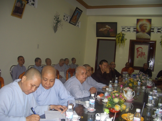 Cà Mau: Họp đúc kết công tác chuẩn bị Đại Hội Phật Giáo tỉnh nhiệm kỳ VI 2012 – 2017