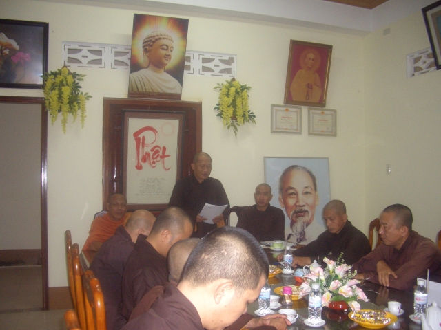 Cà Mau: Họp đúc kết công tác chuẩn bị Đại Hội Phật Giáo tỉnh nhiệm kỳ VI 2012 – 2017