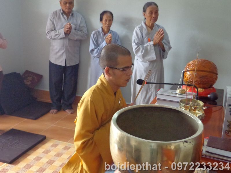 Hình Lễ An Vị Phật Tại Bối Diệp Thất