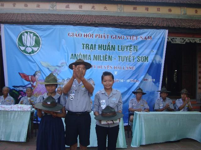 Quảng Trị: GĐPT H. Hải Lăng tổ chức trại huấn luyện A Nô Ma và Chăn Đàn Tuyết Sơn