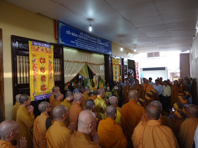 Lễ Truy niệm và Di quan cố Hòa thượng Thích Trung Hữu