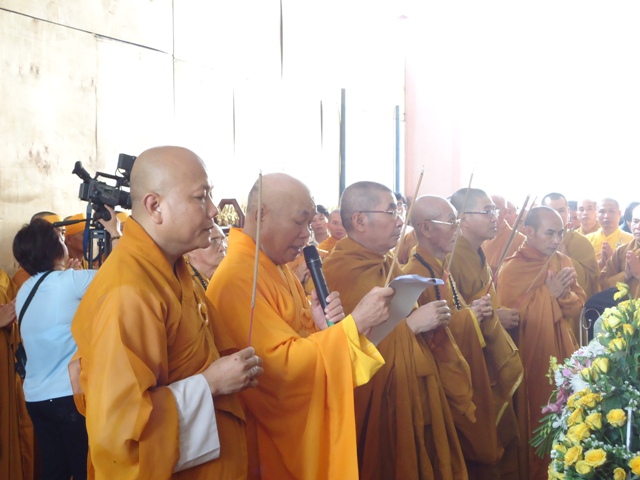 Lễ Truy niệm và Di quan cố Hòa thượng Thích Trung Hữu