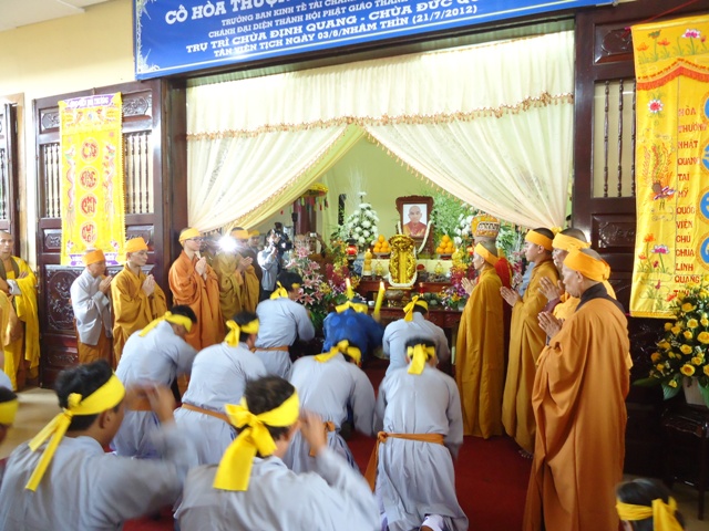 Lễ Truy niệm và Di quan cố Hòa thượng Thích Trung Hữu