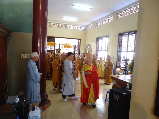 Lễ Truy niệm và Di quan cố Hòa thượng Thích Trung Hữu
