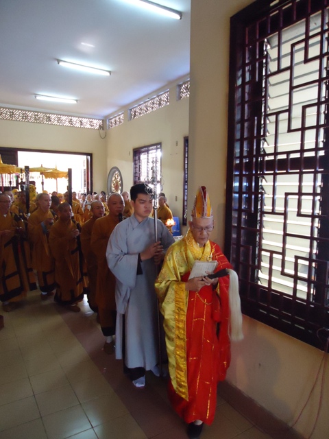 Lễ Truy niệm và Di quan cố Hòa thượng Thích Trung Hữu