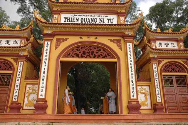 Bình Dương: Ngày tu An Lạc dành cho người khiếm thị tại Thiên Quang Ni Tự