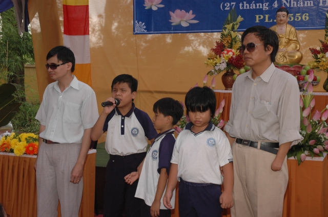Bình Dương: Ngày tu An Lạc dành cho người khiếm thị tại Thiên Quang Ni Tự