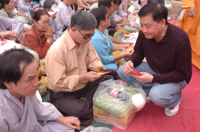 Bình Dương: Ngày tu An Lạc dành cho người khiếm thị tại Thiên Quang Ni Tự