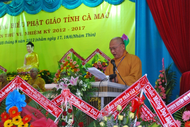 Cà Mau: Đại Hội Đại Biểu Phật Giáo Nhiệm Kỳ VI (2012 – 2017)