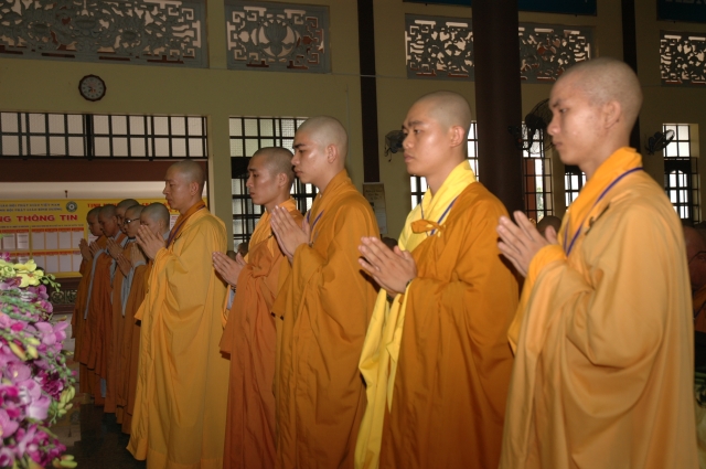 Khóa bồi dưỡng Trụ Trì và nghiệp vụ hành chính tỉnh Bình Dương Năm 2012