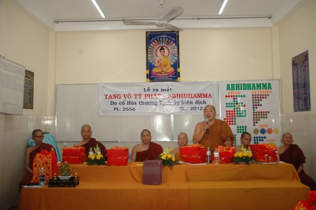 Lễ ra mắt TẠNG VÔ TỶ PHÁP - ABHIDHAMMA