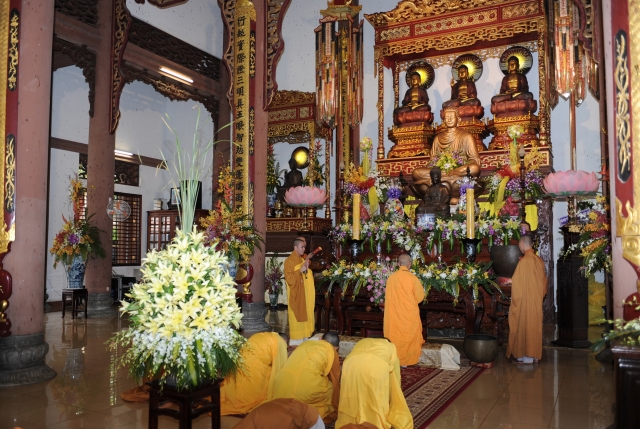 Chùm ảnh: Lễ cung tiến giác linh trưởng lão hòa thượng Thích Minh Châu ngày 05-09-2012