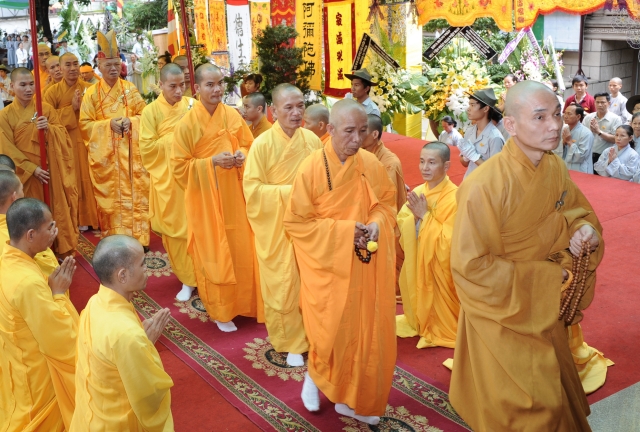 Chùm ảnh: Lễ cung tiến giác linh trưởng lão hòa thượng Thích Minh Châu ngày 05-09-2012