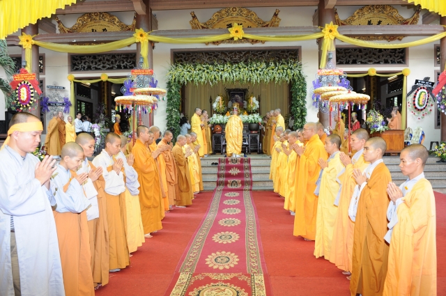 Chùm ảnh: Lễ cung tiến giác linh trưởng lão hòa thượng Thích Minh Châu ngày 05-09-2012