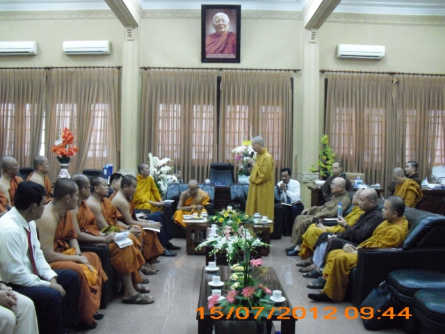 Phái đoàn Phật giáo - Bộ Tôn giáo - Nghi lễ vương quốc Camphuchia thăm hữu nghị chính thức tại TP. HCM