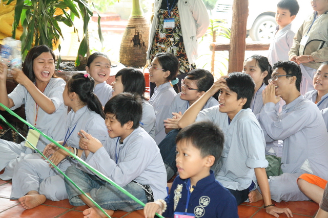 Đồng Nai: Chùm ảnh gameshow cuộc thi “Hồi trống pháp” và tô tranh với chủ đề: “Mái chùa con yêu”