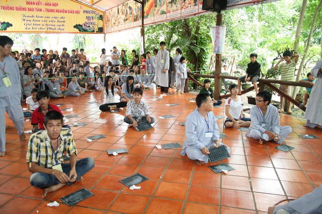 Đồng Nai: Chùm ảnh gameshow cuộc thi “Hồi trống pháp” và tô tranh với chủ đề: “Mái chùa con yêu”