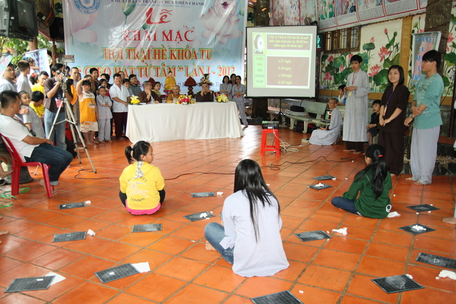 Đồng Nai: Chùm ảnh gameshow cuộc thi “Hồi trống pháp” và tô tranh với chủ đề: “Mái chùa con yêu”