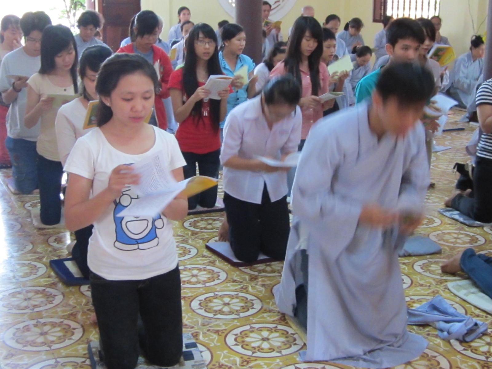 Khóa tu “Tuổi trẻ và Phật pháp”tại tịnh xá Ngọc Pháp