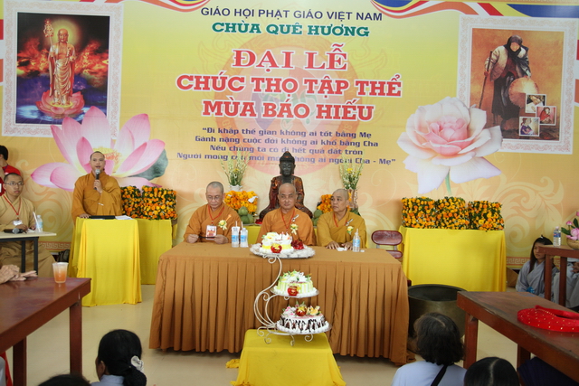 Đồng tháp: Đại lễ Vu lan báo hiếu, mừng thọ cho hơn 200 cụ cao niên