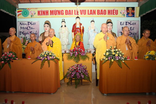 Tiền giang: Đại lễ Vu lan Báo hiếu tại chùa Kim Linh I