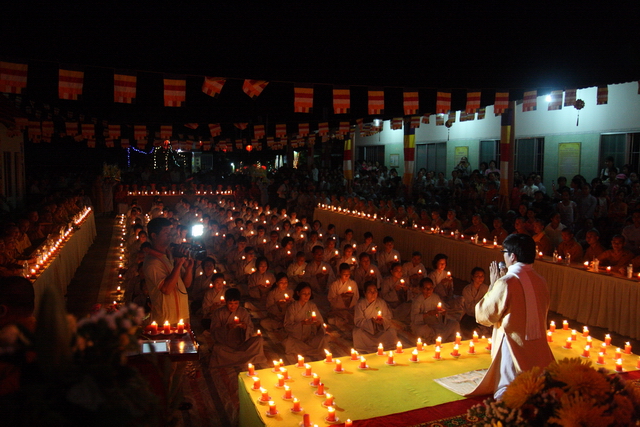 Tiền giang: Đại lễ Vu lan Báo hiếu tại chùa Kim Linh I