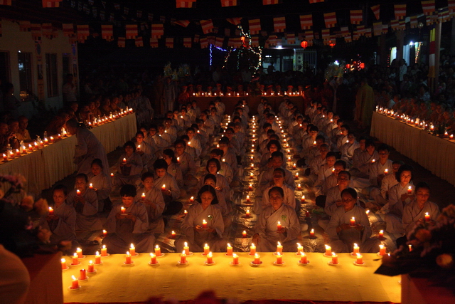 Tiền giang: Đại lễ Vu lan Báo hiếu tại chùa Kim Linh I