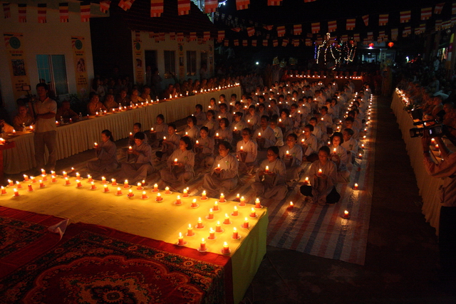 Tiền giang: Đại lễ Vu lan Báo hiếu tại chùa Kim Linh I