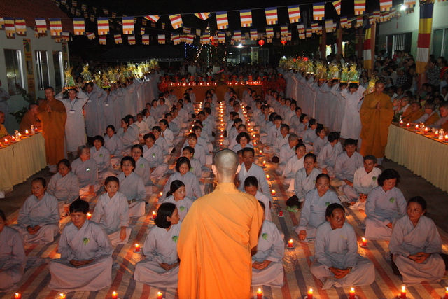 Tiền giang: Đại lễ Vu lan Báo hiếu tại chùa Kim Linh I