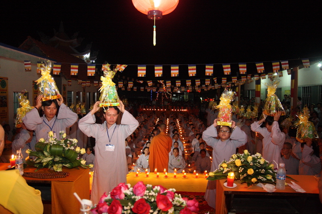 Tiền giang: Đại lễ Vu lan Báo hiếu tại chùa Kim Linh I