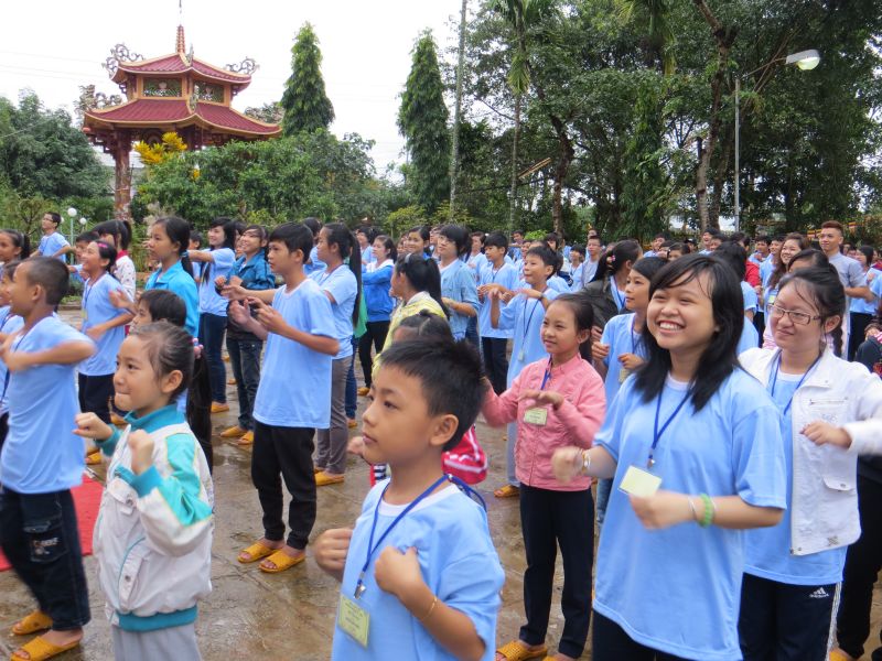 Đăk Lăk: Sôi động và hào hứng ngày thứ 2 tại khóa tu  Thiện Tài Đồng Tử lần 3